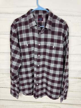 UNTUCKit Herzog Plaid Flannel Regular Fit Long Sleeve Shirt